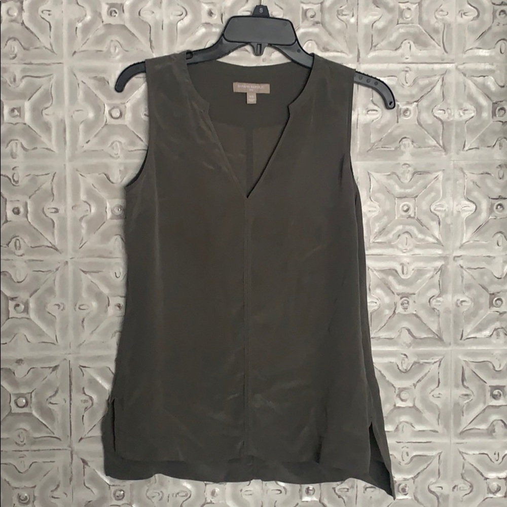 V-Neck Silk tank top